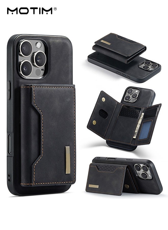 Motim iPhone 15 Pro Max Wallet Case, Premium Leather Case with Shockproof Kickstand, Top Grade Drop Protection Case Cover with Magnetic Detachable Wallet Card Holder Pocket, 6.7 ''  - Image 1