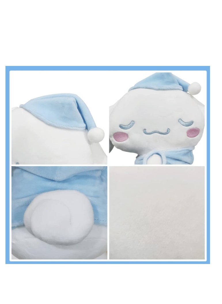 Y&D - Cinnamoroll Plush Toy, Kawaii Cinnamoroll Plush Doll  Cartoon Cinnamoroll Sleep Plush Toys Animals Stuffed Soft Plushie Gifts for Children  Adults and Anime Fans Blue 8 Inch - Image 1