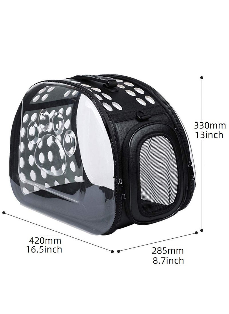 Generic - Storage Folding Pet Bags Foldable Pet Carrier Small Dog Carrier Bag Cat Fashion Design Extender Bag Cat Pack Dog with Should Strap - Image 1