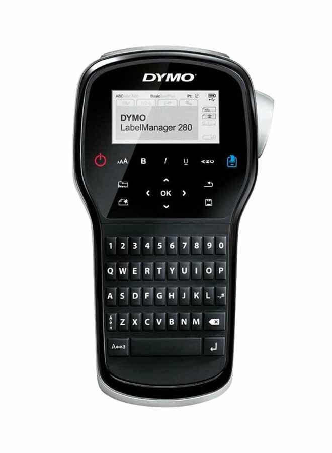 دايمو 280 Rechargeable Label Marker Black - Image 1
