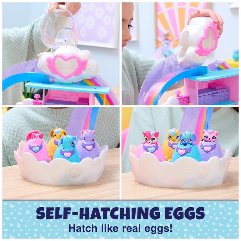 Hatchimals Alive, Hatchi-Nursery Playset Toy with 4 Mini Figures in Self-Hatching Eggs, 13 Accessories, Kids Toys for Girls and Boys Ages 3 and up - Image 2