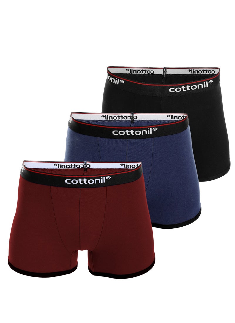 COTTONIL Bundle OF (3) - Men Boxer Solid  - Image 1