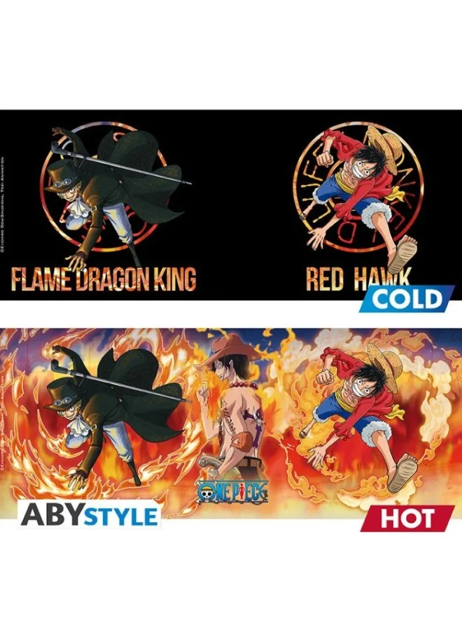 ABYstyle ABYstyle ONE PIECE - Mug Heat Change - 460 ml - Luffy & Sabo