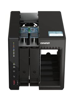 QNAP وحدة تخزين NAS عالية الأداء TS-253E من QNAP، معالج Intel Celeron J6412، ذاكرة وصول عشوائي DDR4 سعة 8 جيجابايت، منفذا SATA مقاس 3.5 بوصة بسرعة 6 جيجابايت/ثانية، اتصال شبكة مزدوج بسرعة 2.5 جيجابايت، منفذا PCIe من نوع M.2 2280، منفذا USB 3.2 من الجيل الثاني | TS-253E-8G  - Image 3