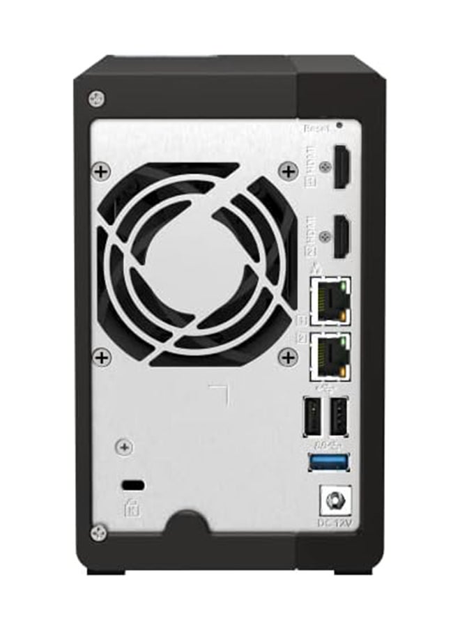 QNAP TS-253E 2 Bay High-Performance Desktop NAS, Intel Celeron J6412 Processor, 8 GB DDR4 RAM, 2 x 3.5" SATA 6Gb/s, Dual 2.5GbE Network Connectivity, 2xM.2 2280 PCIe, 2 x USB 3.2 Gen2 | TS-253E-8G