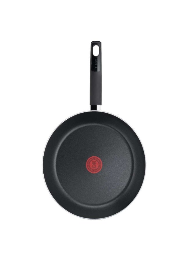 T-Fal Simply Titanium frypan 30 cm Easy-Cleaning Non-Stick Coating, Thermo-Signal™ Heat Indicator, Diffusion Base, Healthy and Safe Cookware, Made in France, B5740783 - Image 2