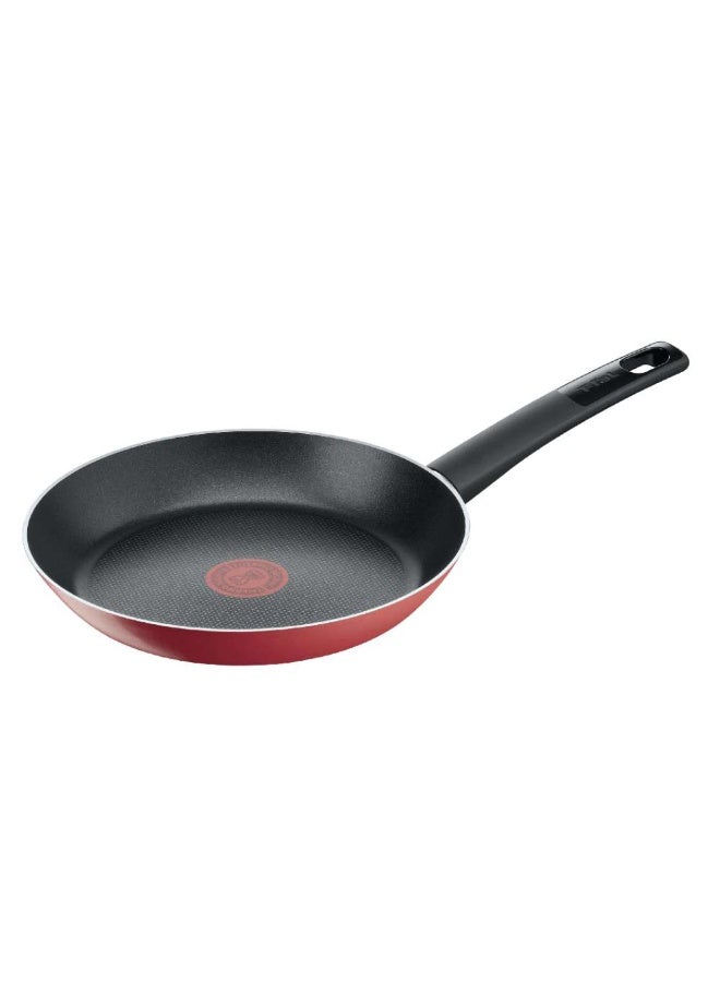 T-Fal Simply Titanium frypan 30 cm Easy-Cleaning Non-Stick Coating, Thermo-Signal™ Heat Indicator, Diffusion Base, Healthy and Safe Cookware, Made in France, B5740783 - Image 1
