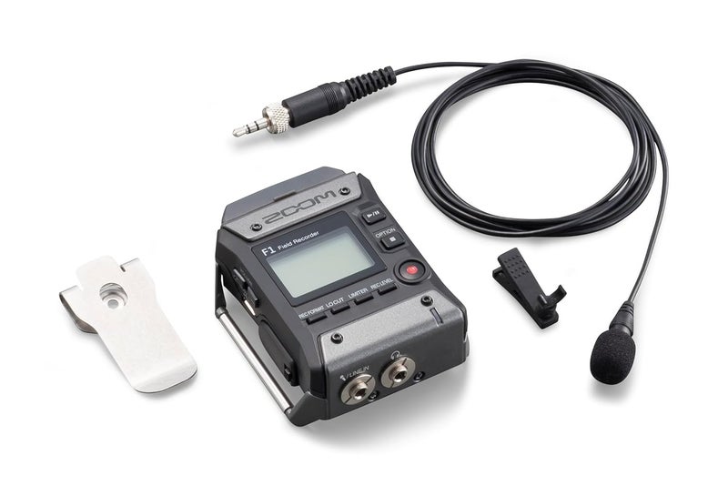 ZOOM F1-LP Lavalier Body-Pack Recorder, Audio for Video Recorder, Records to SD Card, Battery Powered, Includes Lavalier Microphone - Image 4