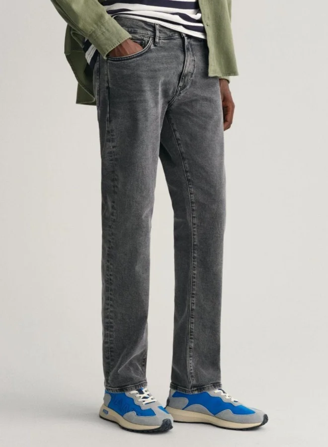 غانت Gant Regular Fit Black Wash Jeans