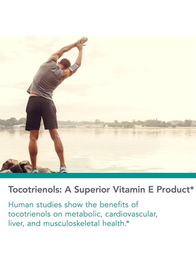 Nutricology دلتا-فراكشن توكوتريينول 125 ملغ - فيتامين E، القلب/الدماغ - 90 كبسولة لينة - Image 3