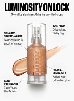 MILK MAKEUP MILK MAKEUP Hydro Grip + Glow Illuminating Primer - Hydrating, Long-Lasting, Radiant Finish (30ml)  - Image 4