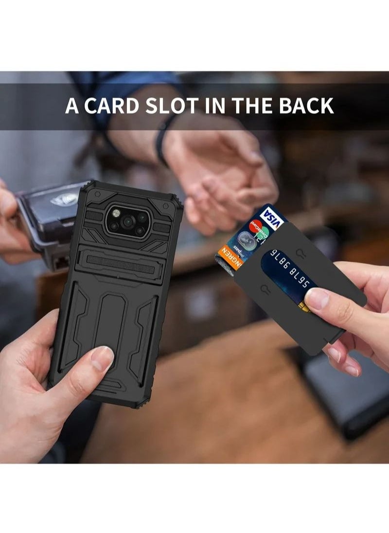 RICOONLINE - Shockproof Protective Cases Cover Compatible for Xiaomi Poco X3/X3 NFC/X3 Pro Black - Image 1