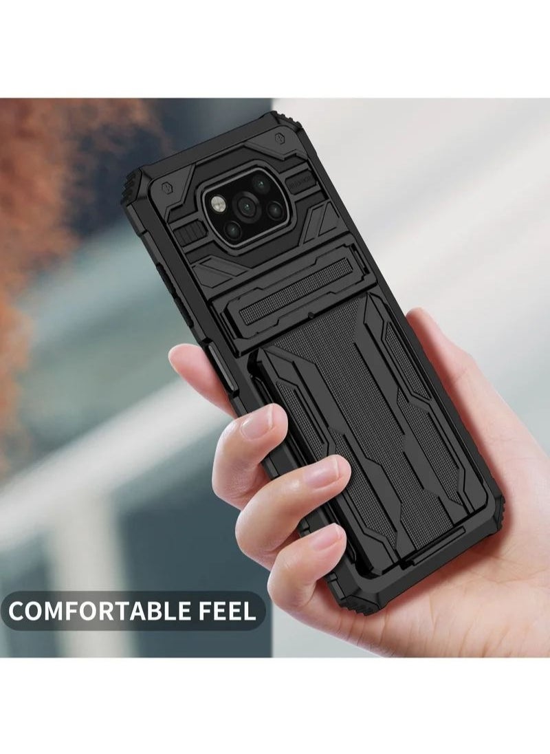 RICOONLINE - Shockproof Protective Cases Cover Compatible for Xiaomi Poco X3/X3 NFC/X3 Pro Black - Image 1
