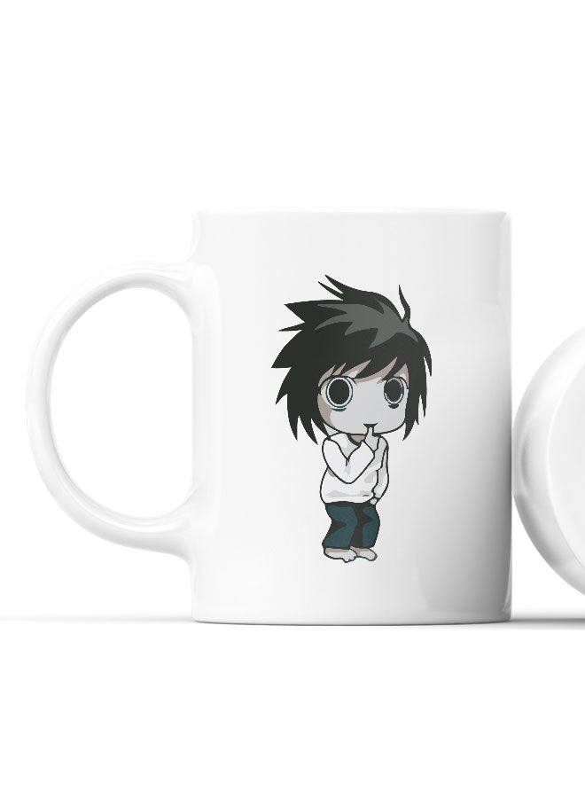LIT Death Note Mug Death Note Anime Mug for Coffee Japanese Comic Style Manga Gift Mug Cute Lawliet Cute Deathnote-Anime Fan Gift - Image 2
