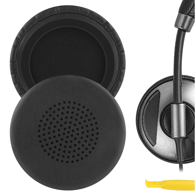 Geekria Replacement Ear Pads for Plantronics Blackwire C510 C520 C710 C720 Headphones Ear Cushions Repair Parts Black - Image 2