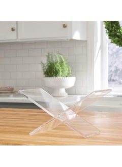 BUYCO Flat Open Clear Acrylic Book Stand Magazine Tray Holder Tabletop Lucite Book Stand Best Gift Books Lovers And Readers  - Image 5