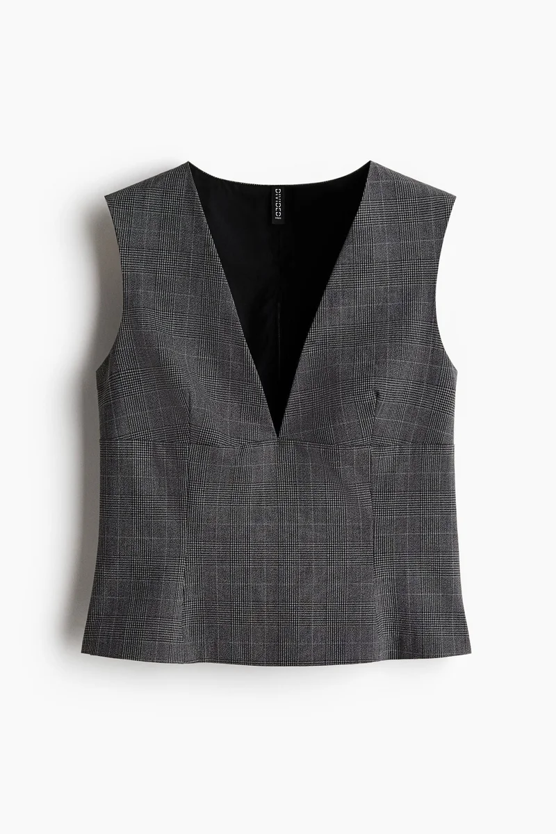 اتش اند ام بلوزة بدون أكمام