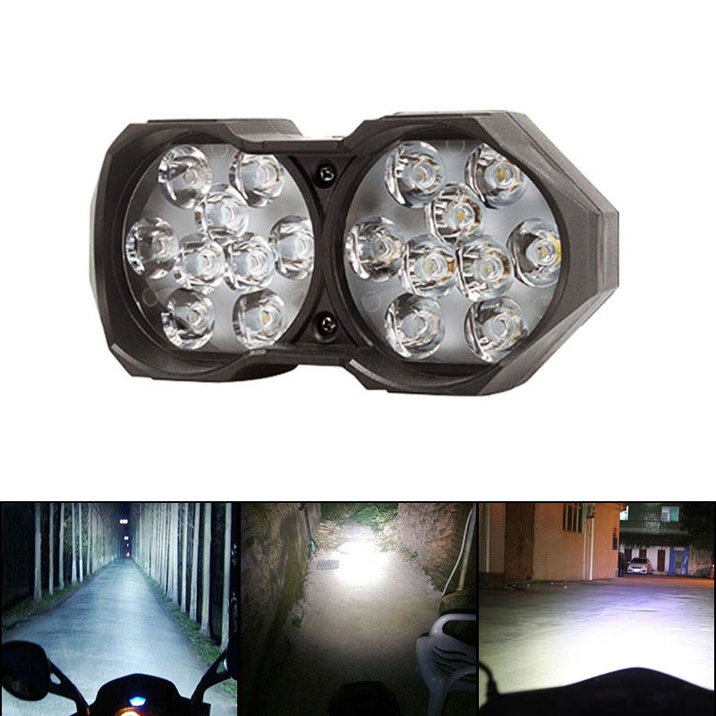 Generic 18-Bead LED Motorcycle Spotlight 12V 18 lamp [single price]] 