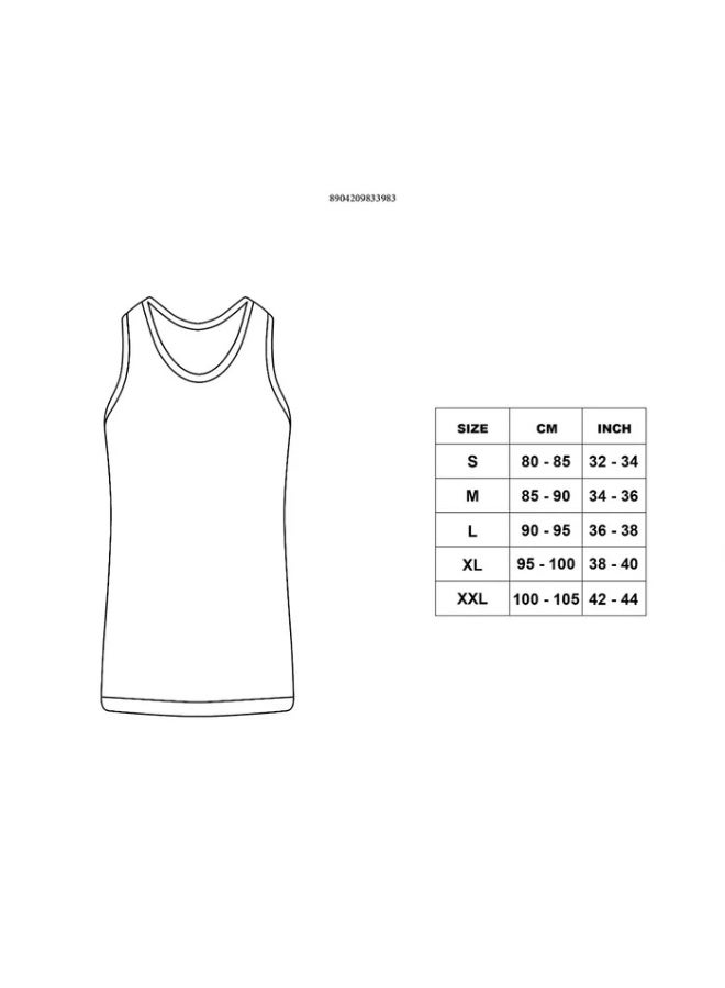 Lux Premium Vest – [Pack of 3] Pure Cotton Vest with 3X1 Rib, Comfortable Fit, Sleeveless Men’s Undershirt with 3X1 Rib - Image 5
