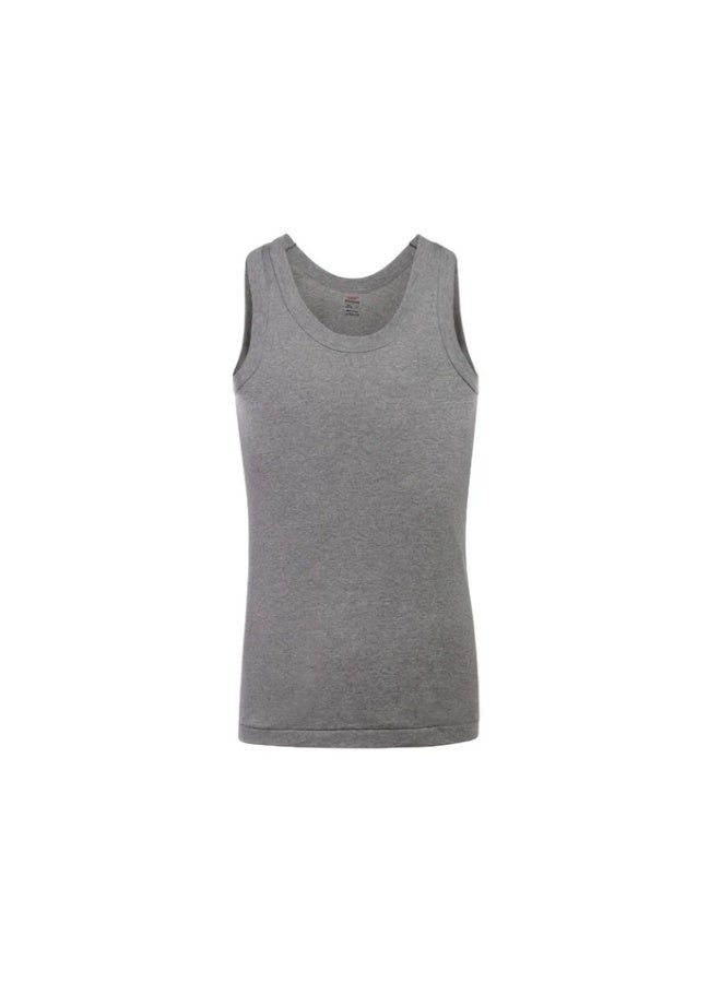 Lux Premium Vest – [Pack of 3] Pure Cotton Vest with 3X1 Rib, Comfortable Fit, Sleeveless Men’s UndershirtMulticolor (blue, grey,black) - Image 4