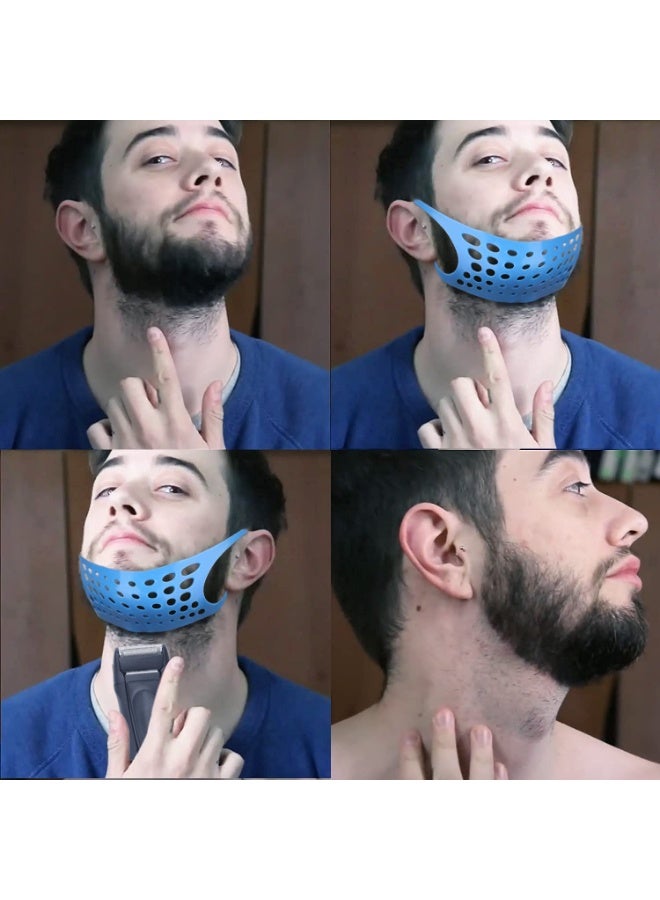 جودي أداة تشكيل لحية الرجال، دليل خط العنق، مجموعة لحية من السيليكون، قالب تشكيل، مجموعة شعر، قص شعر الرقبة، أداة تشذيب، مشط تصفيف، قوالب، أداة تشذيب، لوازم حلاقة للرجال، أداة تشكيل شارب للأولاد - Image 2