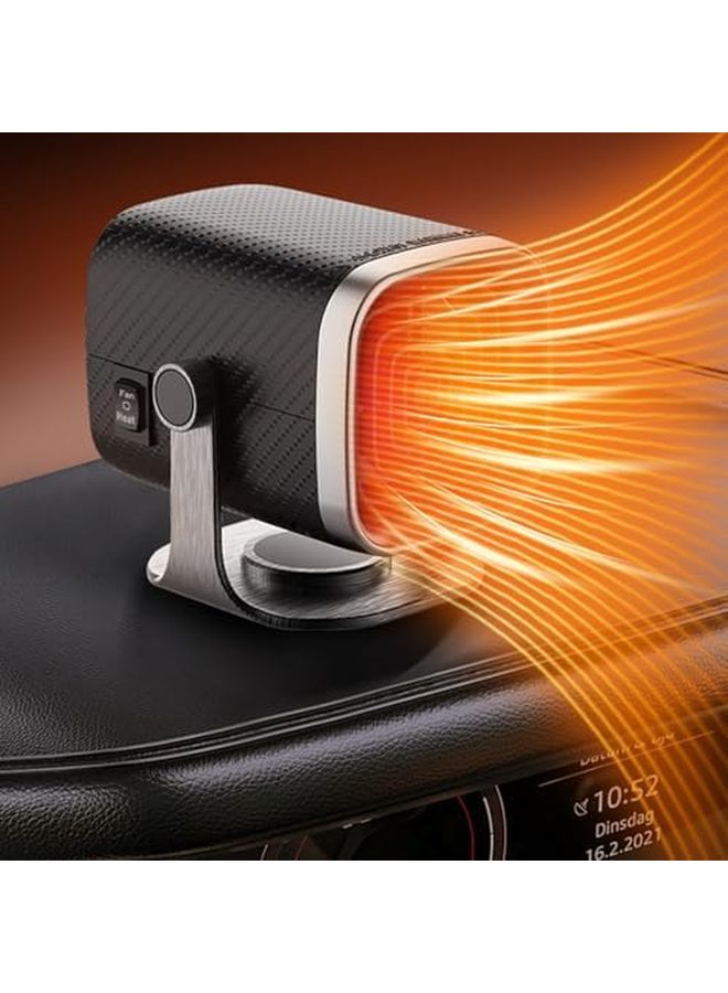 12V Quick Heating Car Defroster Ceramic Heater Adjustable Vents For Windshield Anti Fog - Image 4