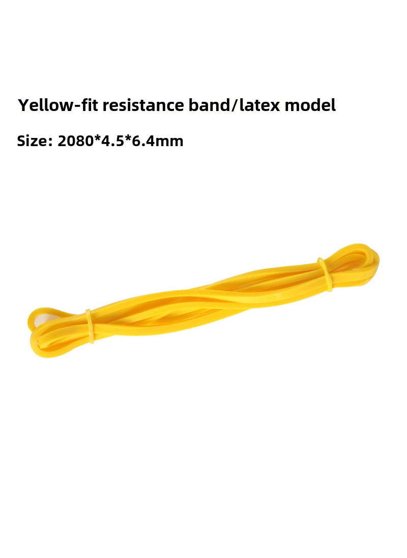 Generic Elastic Resistance Bands for Fitness and Yoga Training Latex yellow (5-15lb) 