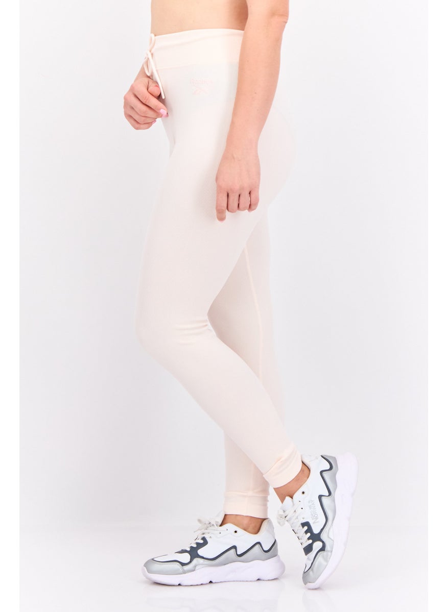 Reebok Women Sportswear Fit Training Leggings, Light Peach  - Image 2