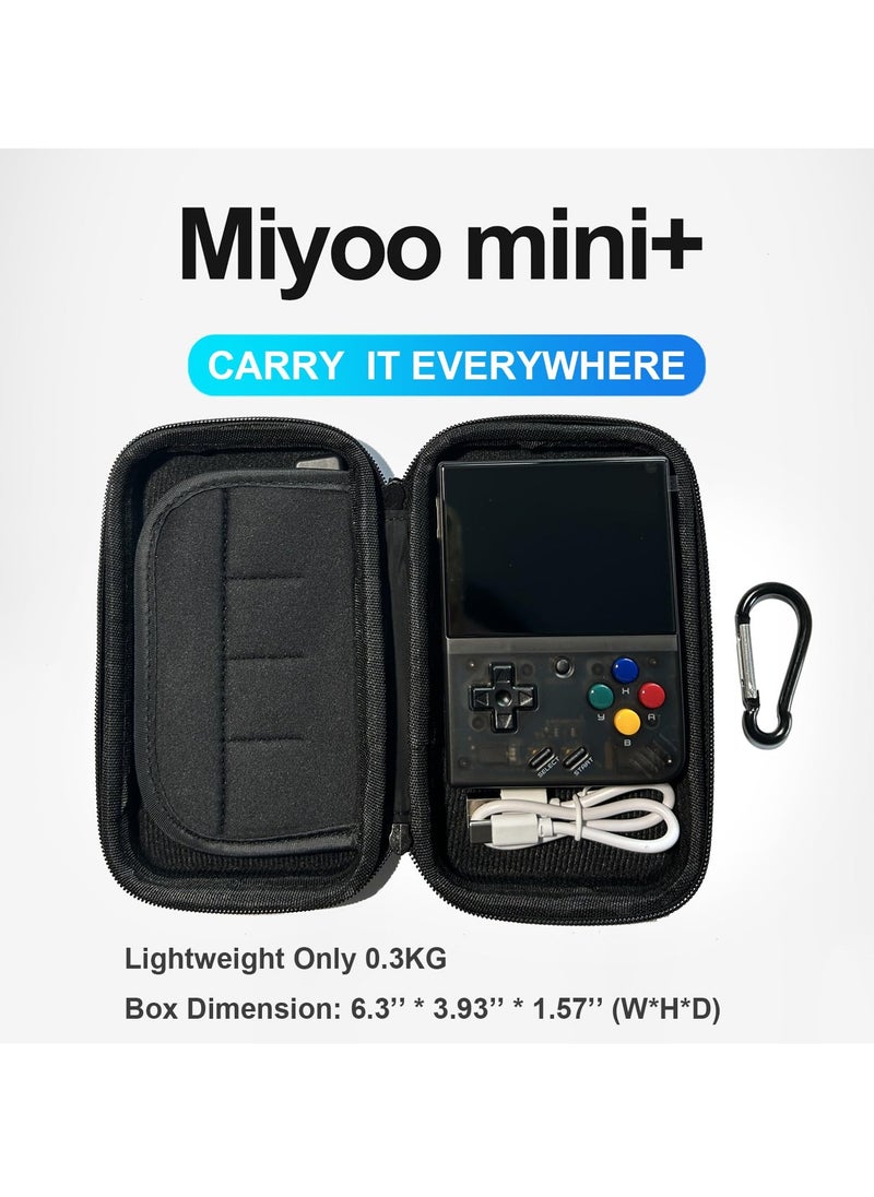 Miyoo - Miyoo Mini Plus Handheld Game Console, with Dedicated Storage Case, 3.5 Inch IPS 640x480 Screen, 64G/128G TF Card with 10,000+ Games, 3000mAh 7+Hours Battery, Support Wireless Network (Purple 64G) - Image 1