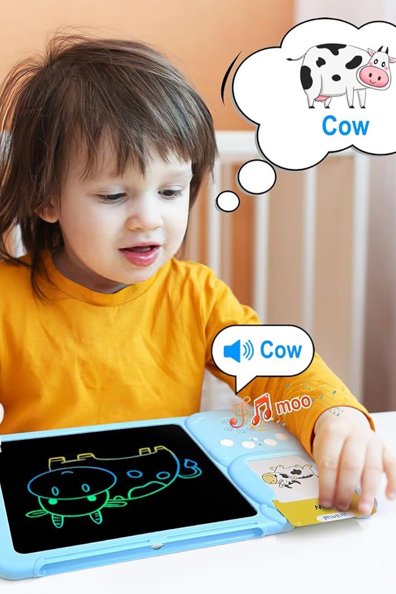 Araone Talking Flash Cards for Toddlers - LCD Writing Tablet Kids - Drawing Tablet Toddler Toys 510 Sight Words Learning Montessori - Autism & Speech Therapy Toys - Kindergarten Gifts - Image 2