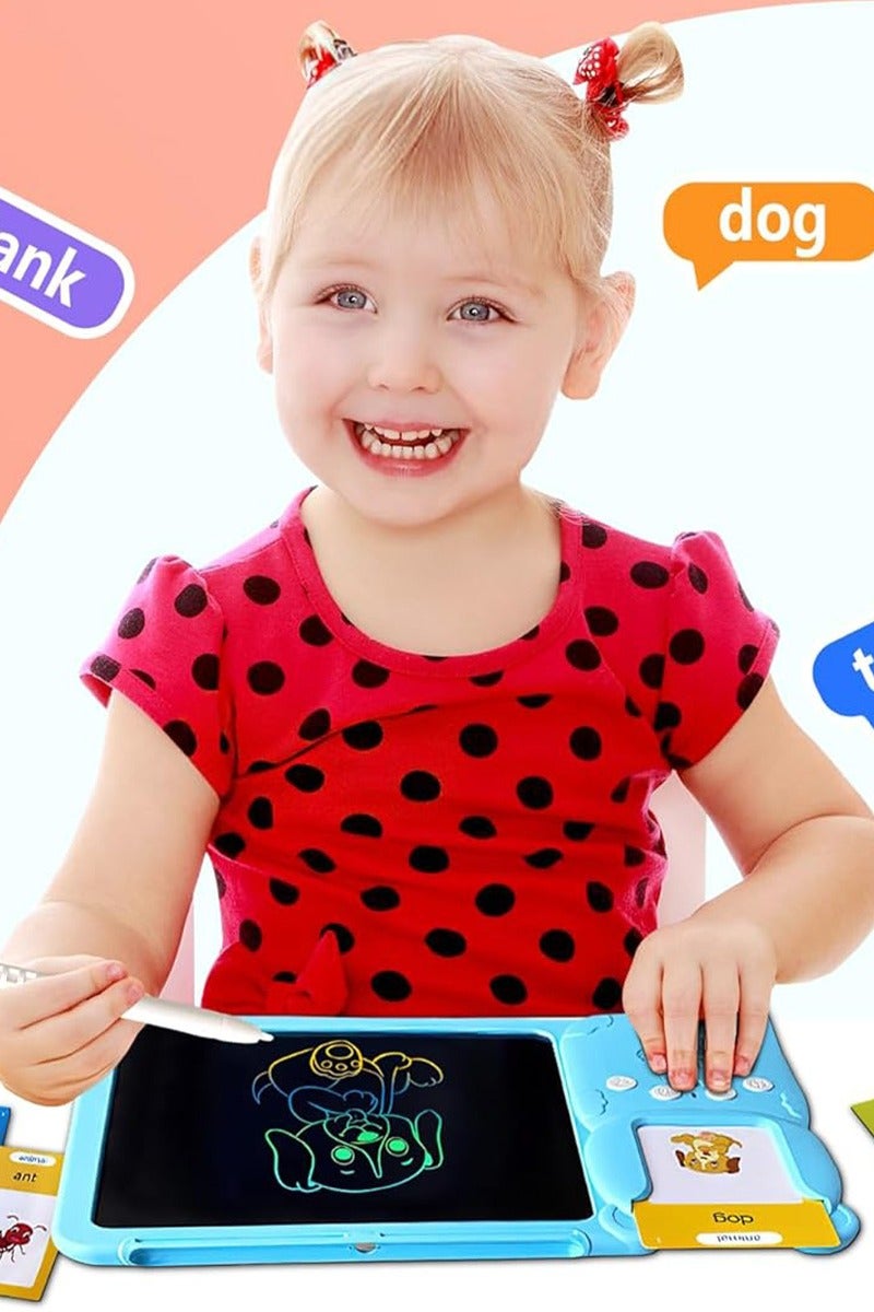 Araone Talking Flash Cards for Toddlers - LCD Writing Tablet Kids - Drawing Tablet Toddler Toys 510 Sight Words Learning Montessori - Autism & Speech Therapy Toys - Kindergarten Gifts - Image 3