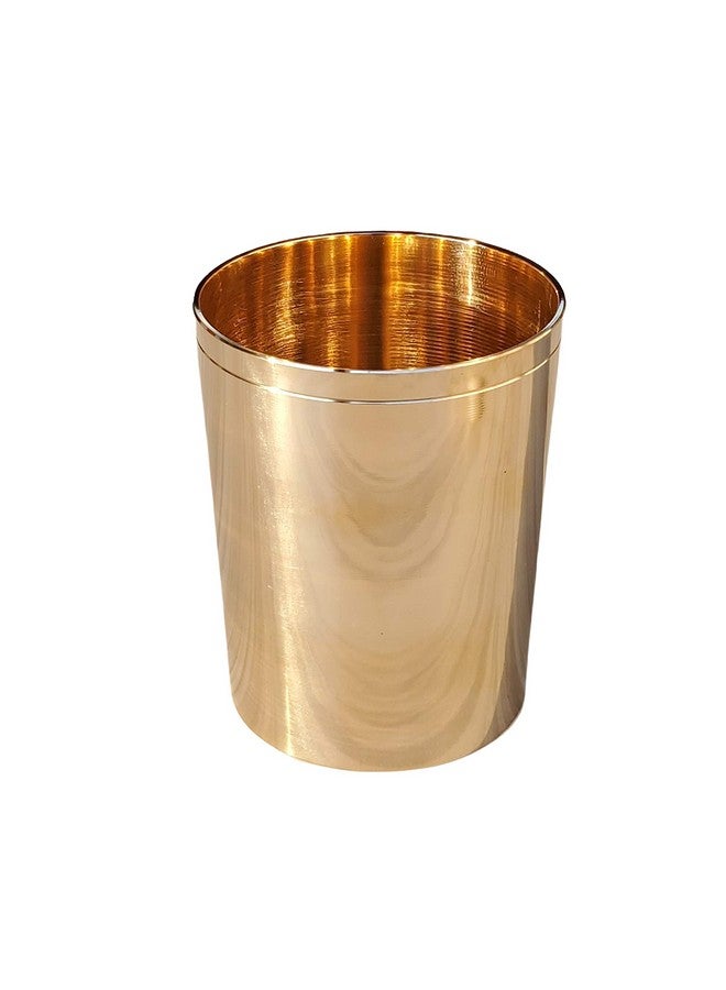Pure Source India Bronze Kansa Glass Handmade, 1 Piece, 200 Ml, Gold - Image 1