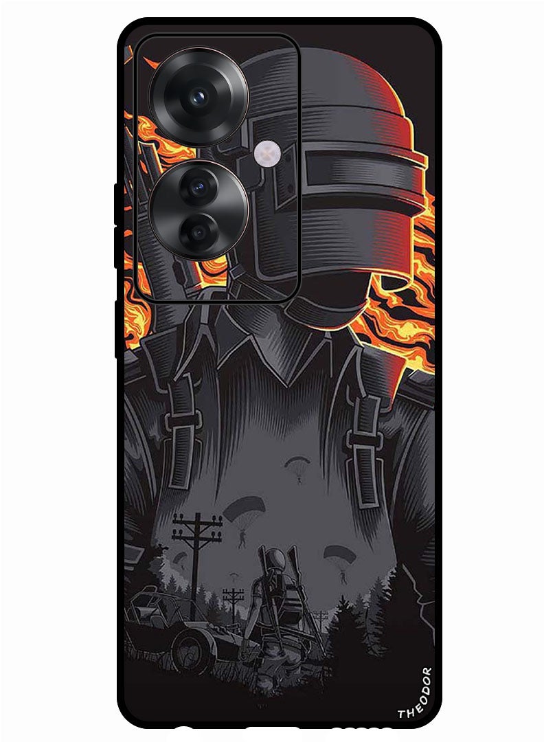 Theodor Protective Case Anti Scratch Shock Proof Bumper Cover For Oppo F25 Pro Pubg War - Image 1