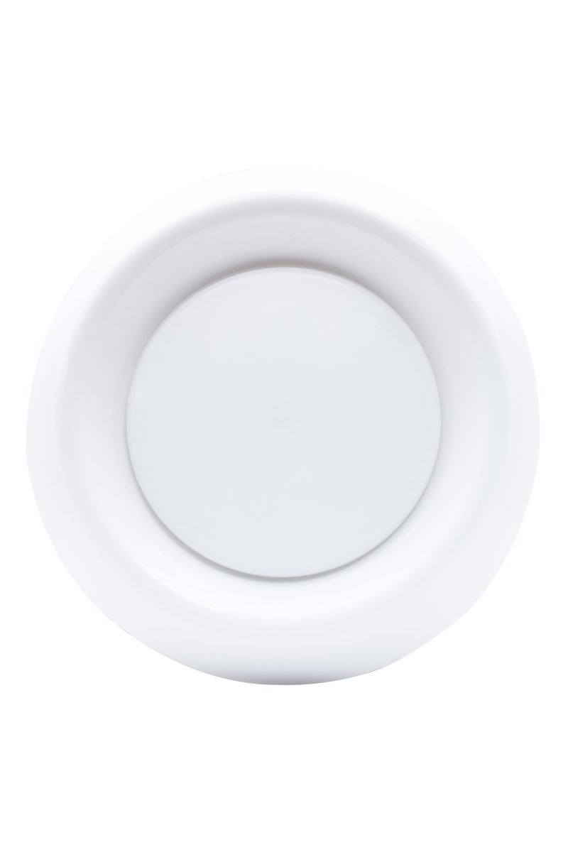 درافل غطاء قناة تهوية Duravel مقاس 6 بوصات، موزع سقف دائري قابل للتعديل، فتحة تهوية سهلة لتدفق الهواء، أنبوب عادم مثبت على الحائط لمروحة العادم للحمام والمطبخ - Image 1