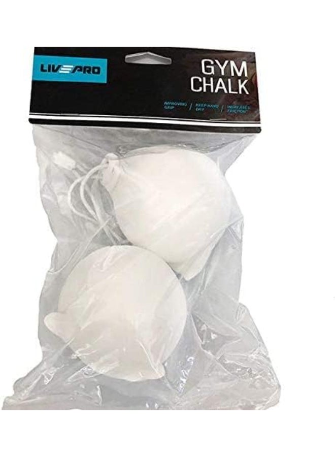 Liveup Gym Chalk Ball Lp8190 Whit Uom 1 Pcs = 1 Pkt (In 1 Pkt 2 Pcs) @Fs - Image 2