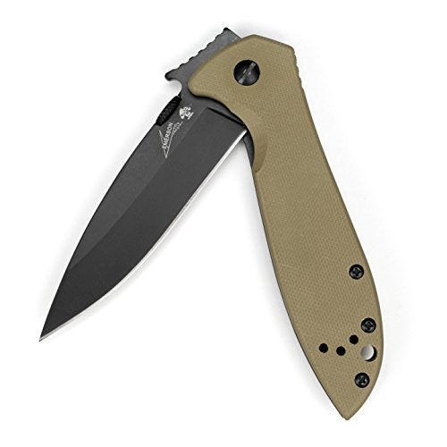 Kershaw Emerson CQC-4K Folding Pocket Knife, One Size (6054BRNBLK) - Image 5