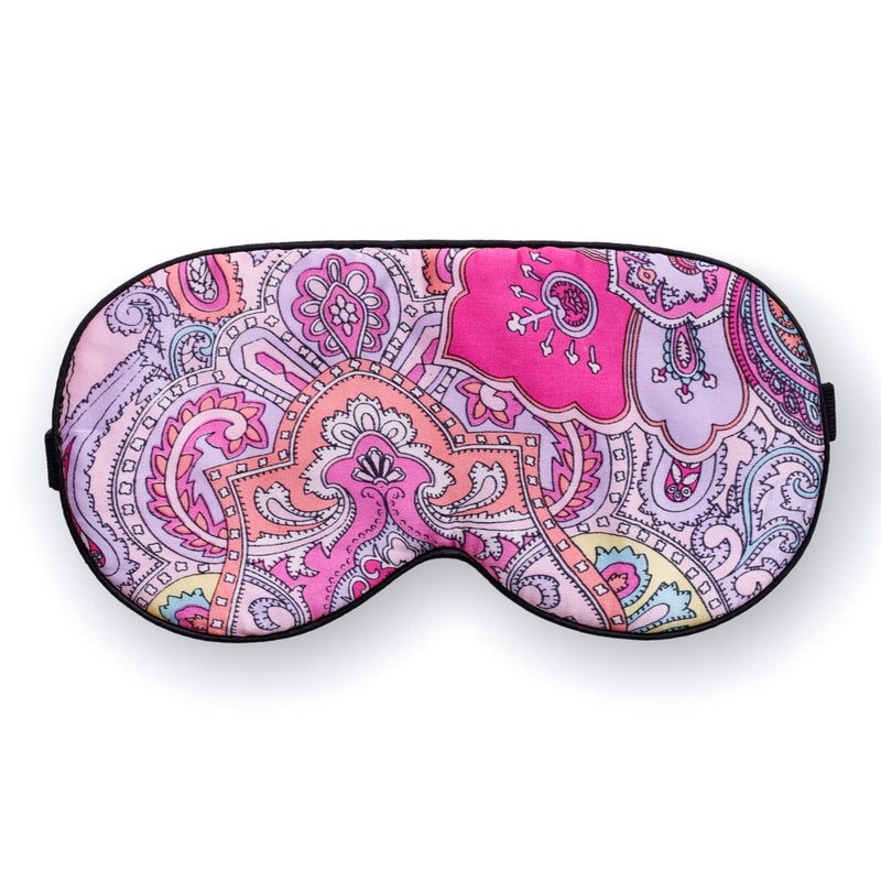 Maxfeel 100 Pure Silk Eye Mask Sleep Eye Cover in Printed Colors 12