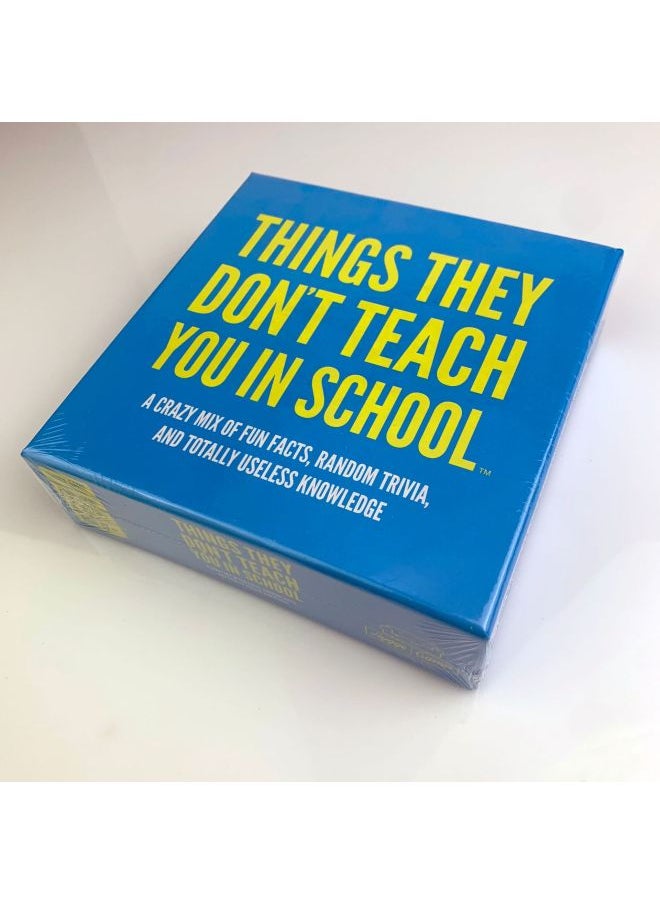 null - I Should Have Known That! Board Games-Color:Blue Tree Things They Don't Teach You In School - Image 1