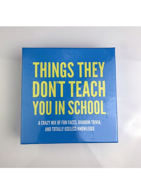 I Should Have Known That! Board Games-Color:Blue Tree Things They Don't Teach You In School