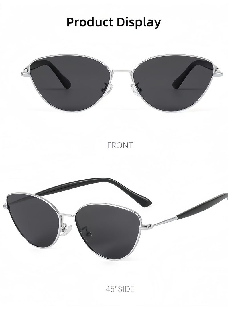 UV400 polarized retro sunglasses, lightweight women's sunglasses, fashionable eyewear store, suitable for driving on the beach, daily outdoor activities - Image 5