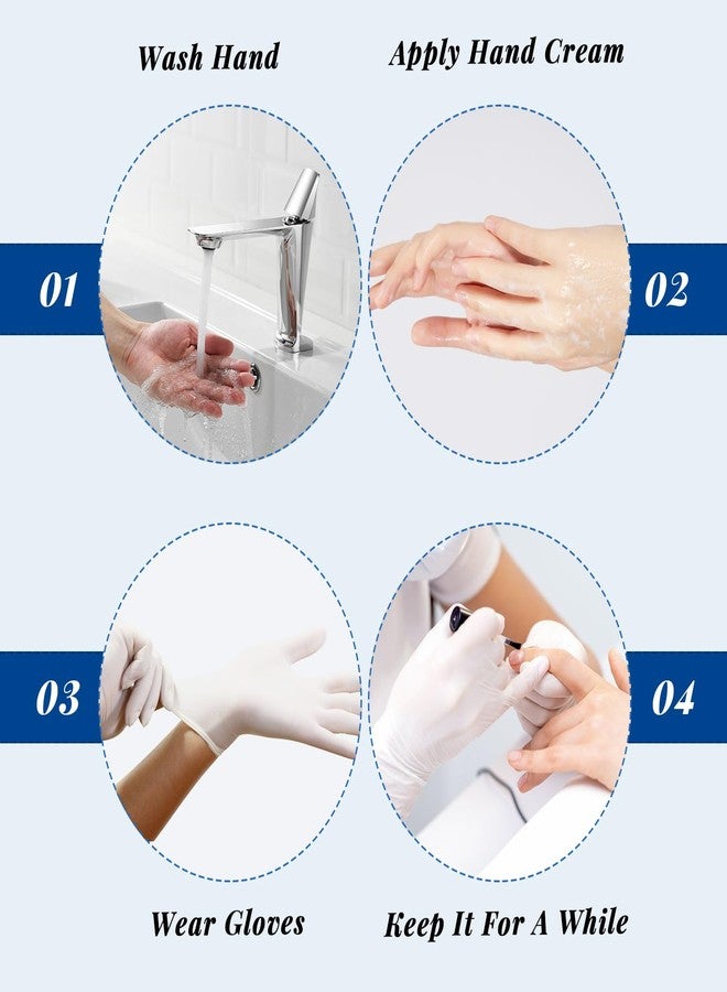 BOSMIOW 24 Pairs White Cotton Gloves,Extra Large Size Moisturizing Gloves Overnight,Washable Breathable Cotton Gloves,Jewelry Inspection Gloves,Spa Glove for Most Women - Image 4
