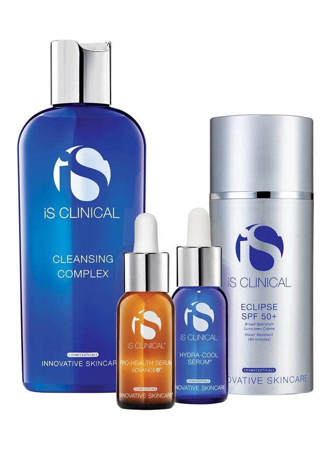 iS CLINICAL مجموعة بيور كالم، نظام العناية بالبشرة المهدئ الكامل، مجموعة هدايا، مثالية للبشرة الحمراء أو المتهيجة - Image 2