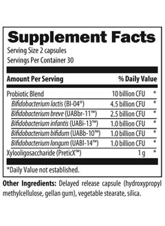 Designs for Health PrebioMed XOS - Prebiotic + Probiotic Blend with 10 Billion CFU Bifidobacteria - Adult Probiotic Supplement to Support Digestion + Healthy Gut (60 Capsules) - pzsku/ZC36B765043455C3191B9Z/45/_/1739882242/8b965e26-a4f0-4b2c-b267-e6eebf4debb6