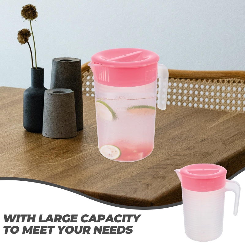 Large 2000ml Rose Water Jug With Handle And Measurement Scale For Tea And Beverage Serving - Image 4