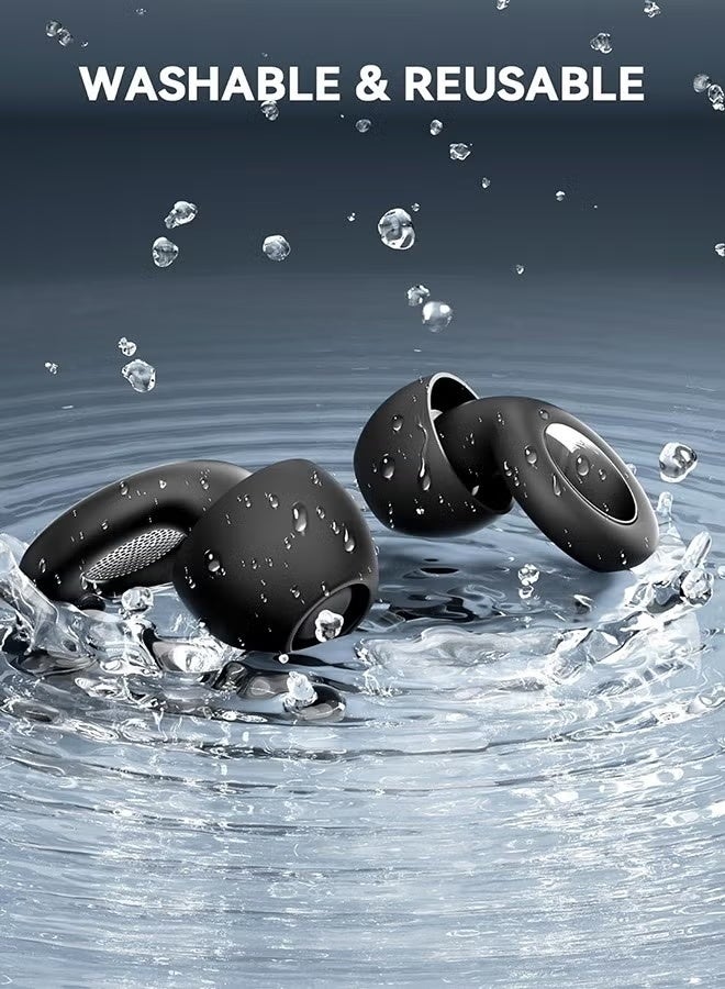 ماسكابوني Portable and Convenient: Each set of sleeping ear plugs comes with a delicate storage box, whether you're traveling, attending a concert, or relaxing at home, you can enjoy the quiet at any time, earplugs can be easily tucked into your pocket or bag and used at any time. - Image 5
