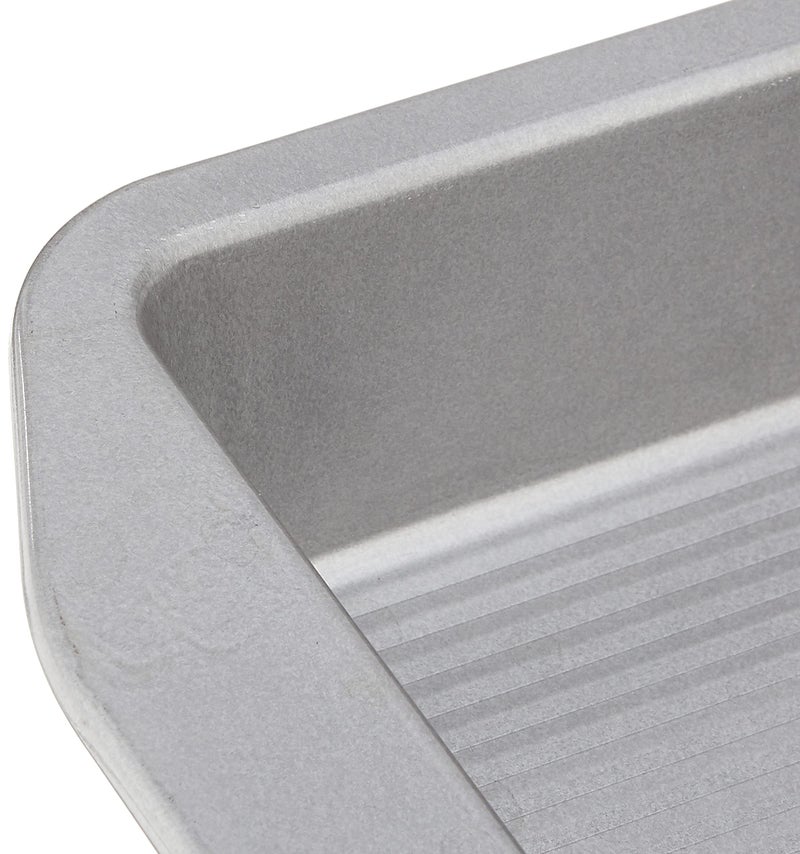USA Pan 1120BW-3-ABC-1 American Bakeware Classics 8-Inch Square Cake and Brownie Pan, Aluminized Steel - Image 4