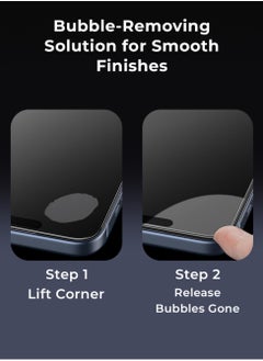 glassology iPhone 15 Pro Max Premium Clear Screen Protector 9H Tempered Glass with Easy Installation Kit Bubble free Scratch Resistant Anti-Fingerprint glass  - Image 2