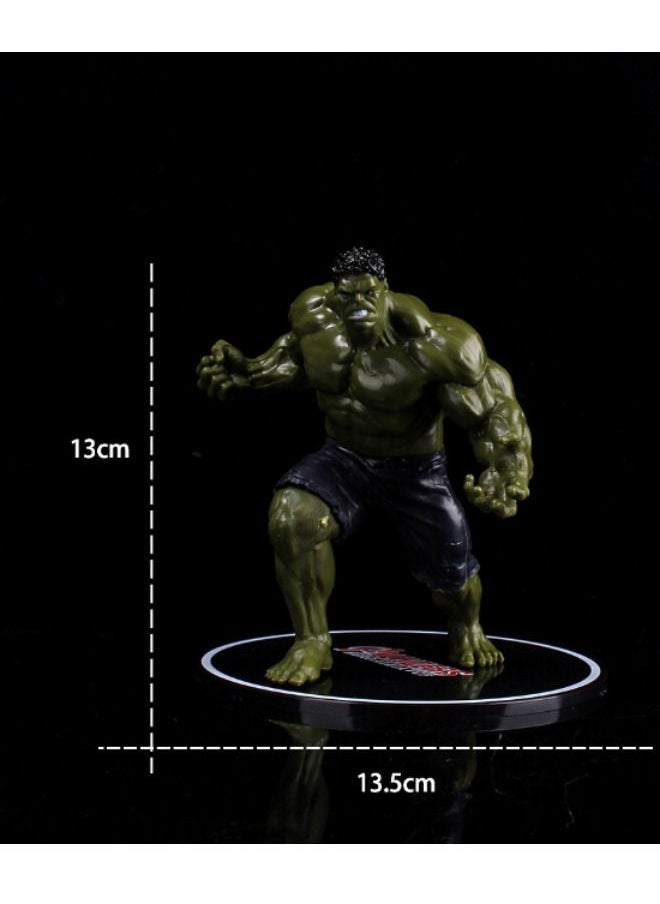 Legends Series Invincible Hulk Figure with Base, Collectible Model Statue Hulk Figure Toy 13.5*13cm