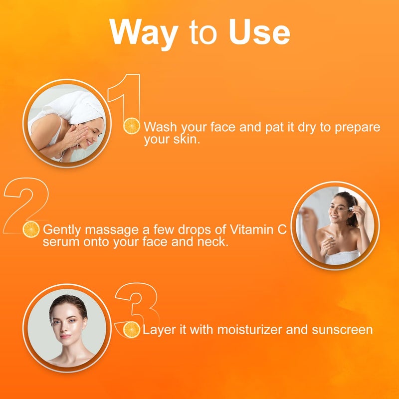 MNT 15 Vitamin C Face Serum with 05 Ferulic Acid for Glowing Skin I Brightens  Illuminates Skin I For Men  Women I 30 ml - Image 4