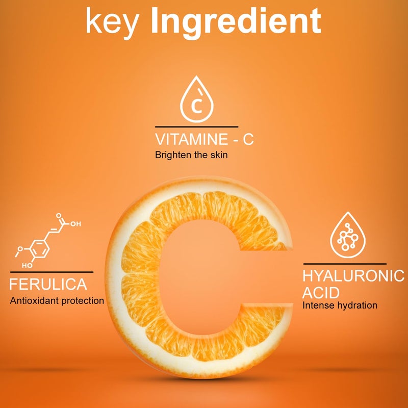 MNT 15 Vitamin C Face Serum with 05 Ferulic Acid for Glowing Skin I Brightens  Illuminates Skin I For Men  Women I 30 ml - Image 2